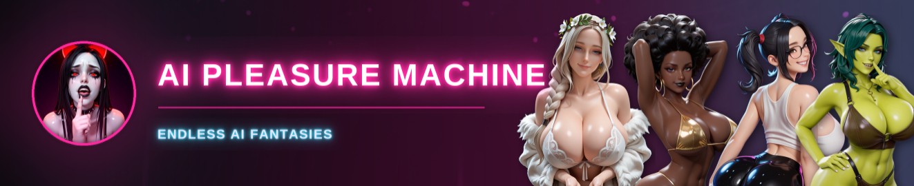 AI pleasure machine banner