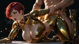 Redhead Sex Bot Beauty in AI Generated Video