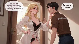 AI Hentai of a 40-Year-Old Woman and New Neighbor