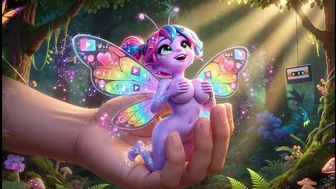Tiny Forest Fairy in Cartoon Animation