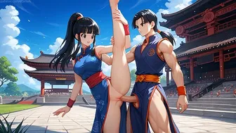 Chi Chi Dragon Ball Scene Before the Tournament