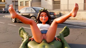 Taboo Religious Animation with Church Sister