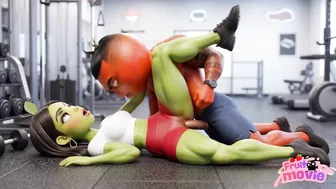Hentai Animation of Fit Brazilian Personal Trainer