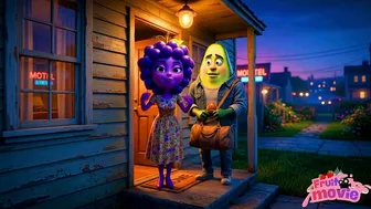 Animated Favela Scene with Uvete and Abacatudo