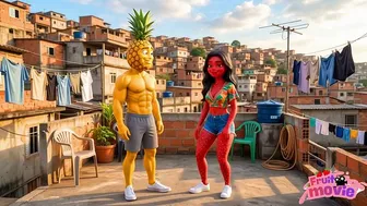 Rich Girl's Favela Secret in Animated Style