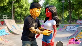 Skater Girl Anime Hentai Animation in POV