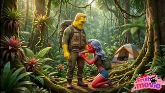 Moranguete at the Camp in Anime Animation