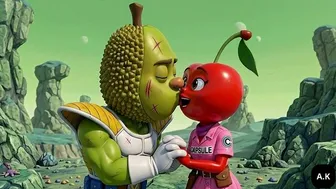 Perseguete and Jaca Warrior in Post-Sparring Anime Animation