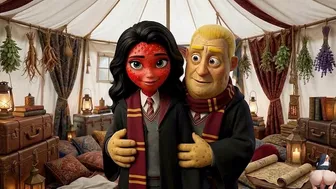 Strawberry Girl in Forbidden Novela with Mr. Potato