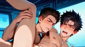 AI-Generated Yaoi Hentai Animation Featuring a Cute Twink