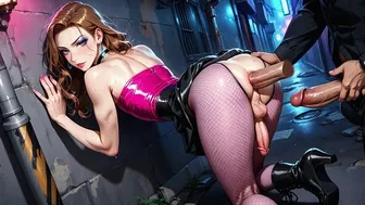 Anime Hentai Femboy in Animated HD Video
