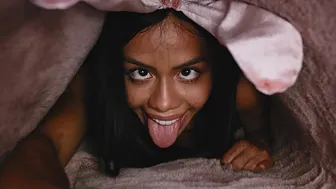 Ebony Bunny Girl Trapped in Magic Carpet