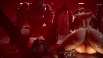 Batman Hentai Cartoon Parody with Harley Quinn, Batgirl, and Catwoman