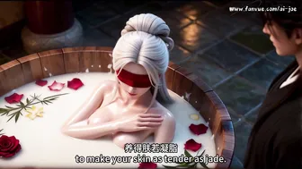 Blindfolded Silver-Haired Beauty Meets the Masked Stranger