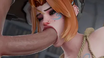 Freja from Overwatch in Heist 3D Animation