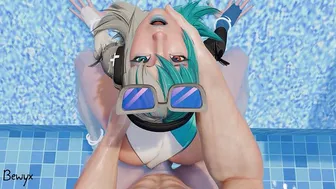 3D Animated Summer Video with Luna Snow from Marvel Rivals