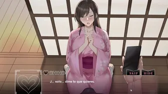 Anime Hentai MILF Wife in Phone Conversation Scene