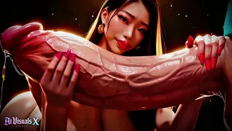 AI-Generated Interracial Fantasy with Thick Korean Babes