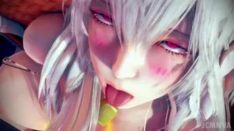 3D Anime Cat Girl and Fox Girl POV Compilation