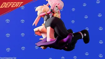 Brawl Stars Melodie in 3D Blender hentai animation