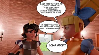 Dagger Duchess Argues with Princess in 3D Comics