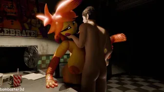 Toy Chica's New Design in FNAF Blender Animation