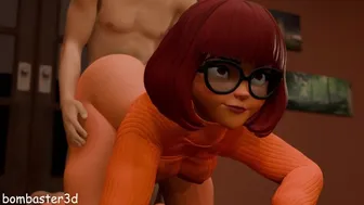 Velma Scooby Doo in Blender Cartoon Animation