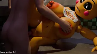3D Blender Animation of Toy Chica from FNAF