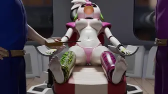 Glamrock Chica in FNAF Blender Animation