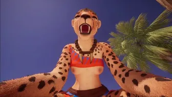 Cute Furry Cheetah Girlfriend POV Animation