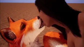 Animated Furry Fox Lesbian Cosplay Scene