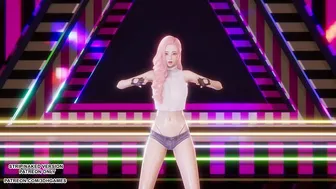 Ahri and Seraphine Dance to NewJeans Hype Boy