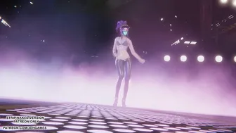 Akali K-Pop Dance in League of Legends MMD Animation