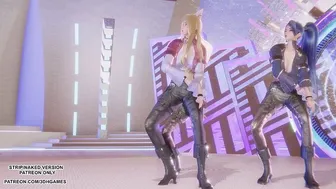 Ahri, Kaisa & Evelynn MMD Dance to KARD GUNSHOT