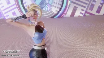 Akali in MMD Animation Dancing to Aespa Drama