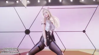 Ahri Performs CHUNG HA's STRESS in MMD Dance