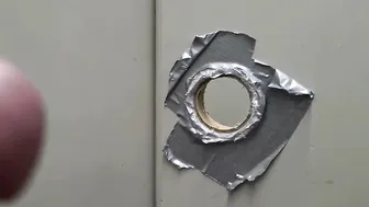 Bathroom Glory Hole Blowjob