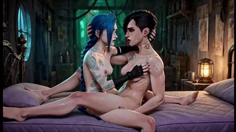 Vi and Jinx Get Wild in the Workshop