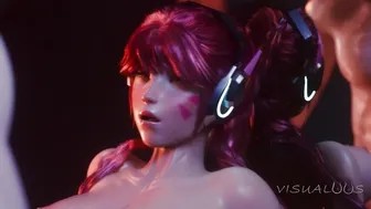 Cute Dva Bathroom Sex Compilation
