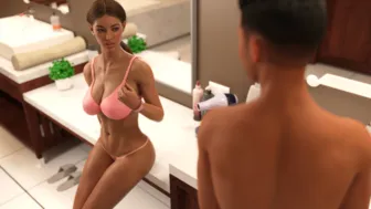 Hot Stepsister Helps Stepbrother in Midnight Paradise