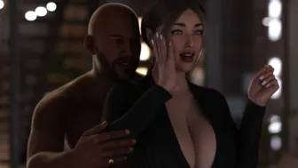 Busty Cheating Wife and Landlord in The Office