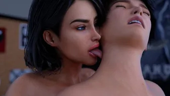 Stepmother and Horny Stepson's Secret Relationship