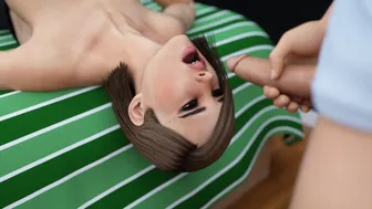 Big Stepsister Caught Me Peeping & Helped Me to Cum