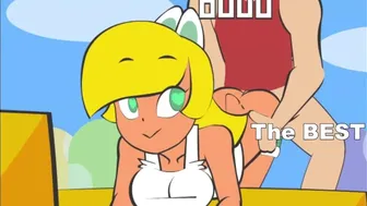 Young Blonde Before Going Out In Tokio