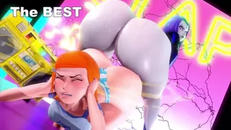 Gwen Ben 10 and Raven Dance Party