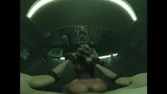 Harley Railed in Club Bathroom