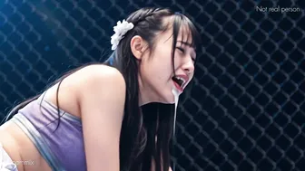 Strong and sexy Asian babe claims victory